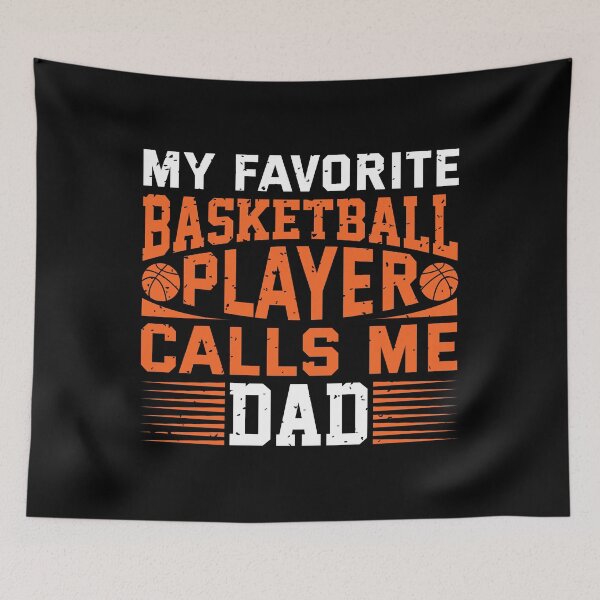 Item preview, My Favorite Basketball Player Calls Me Dad designed and sold by peacockcards.