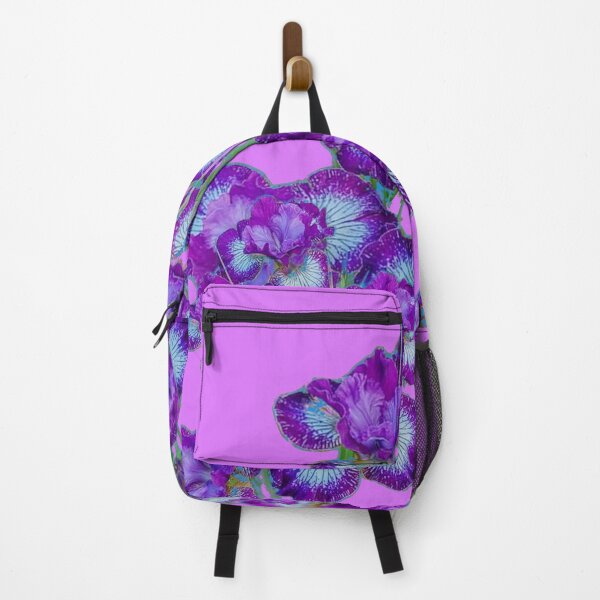 Item preview, AWESOME PURPLE SIBERIAN IRIS FLOWERS LILAC ART designed and sold by sharlesart.