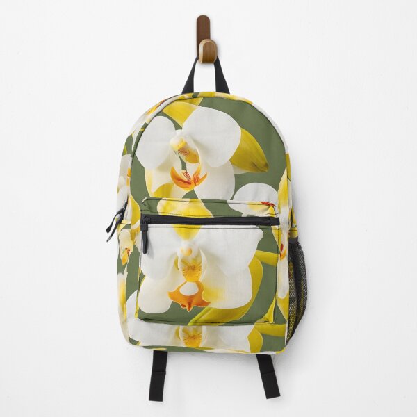 Item preview, Yellow and White Orchid Flowers Floral Patterns designed and sold by Wonder Of Light.