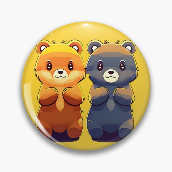 Item preview, Happy Adorable Couple Bear Design designed and sold by Cuteosaur.