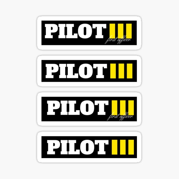 Stickers Set Pilot Sticker Set
