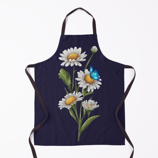 Item preview, Vibrant daisy with Blue butterfly  designed and sold by Strictly McCracken.