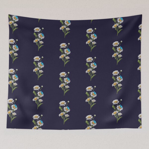 Item preview, Vibrant daisy with Blue butterfly  designed and sold by Strictly McCracken.