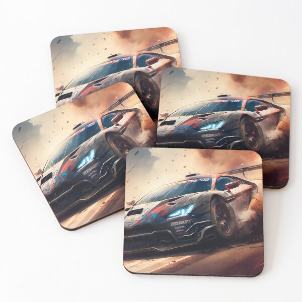 Item preview, Racing car in the dirt designed and sold by Cr-AI-tive.