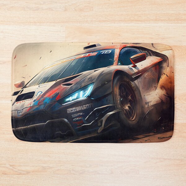 Item preview, Racing car in the dirt designed and sold by Cr-AI-tive.