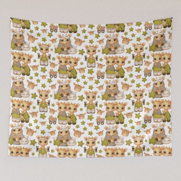 Item preview, Baby Giraffe Nursery Pattern-Baby Giraffe Pattern-Giraffe Pattern-Giraffe Nursery Pattern designed and sold by Fine-Spot.