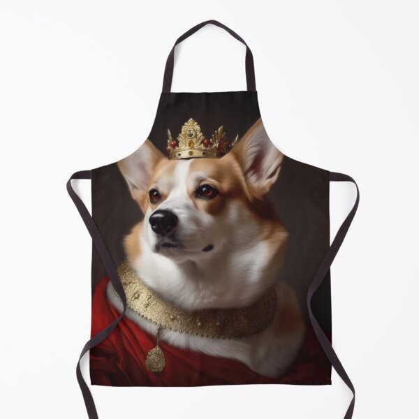 Item preview, Welsh Corgi King, Queen. Dog Wears Royal Crown. designed and sold by salarkoshop.