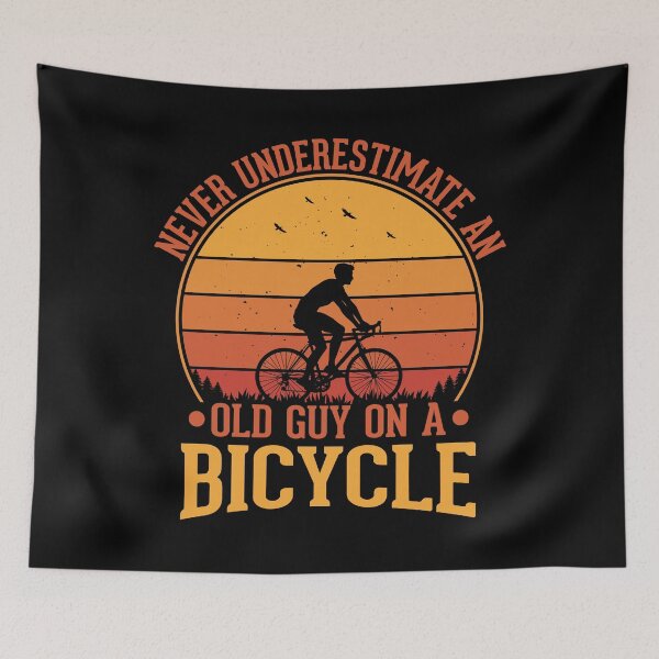Item preview, Old Guy on a Bicycle designed and sold by peacockcards.