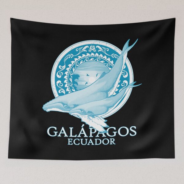 Item preview, Humpback Whales Galapagos Ecuador designed and sold by NicGrayGraphic.