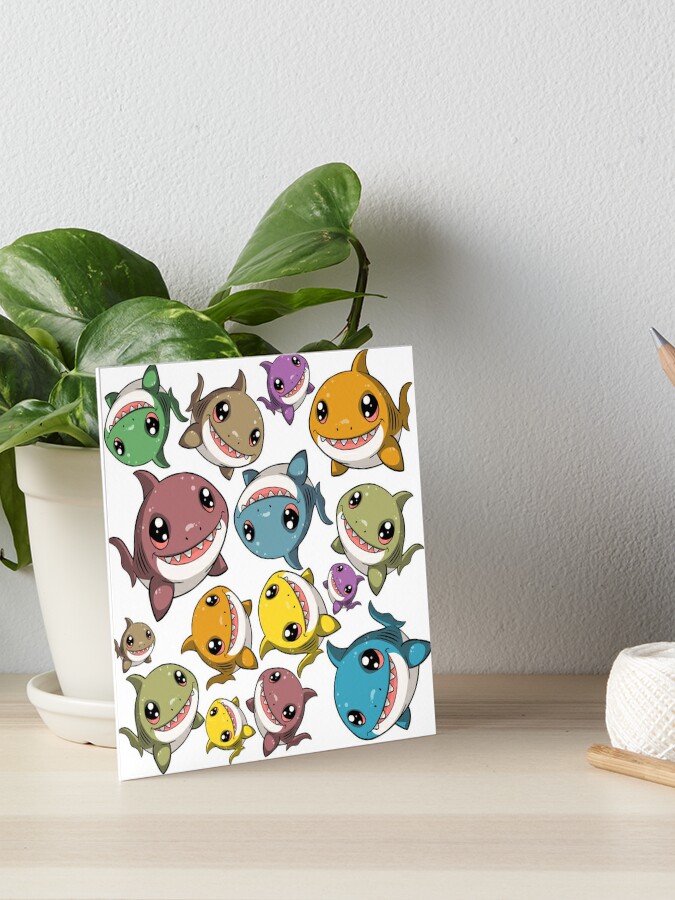 Cute Baby Shark  Sticker for Sale by CortexCreations