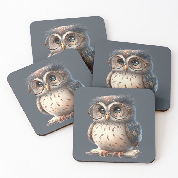 Item preview, Owl with glasses designed and sold by Blueblock.