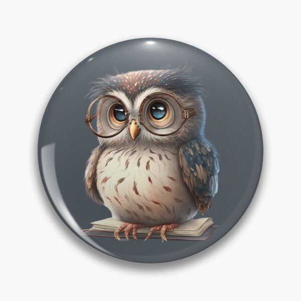 Item preview, Owl with glasses designed and sold by Blueblock.