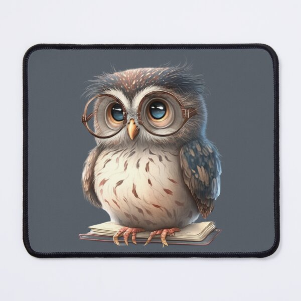 Item preview, Owl with glasses designed and sold by Blueblock.