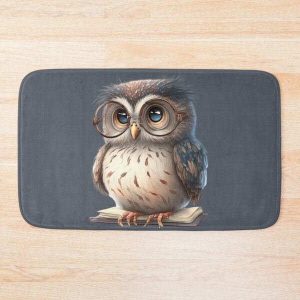 Item preview, Owl with glasses designed and sold by Blueblock.