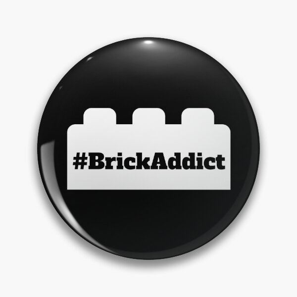 Item preview, #BrickAddict (Use On Dark Colors) designed and sold by DEDDesign.
