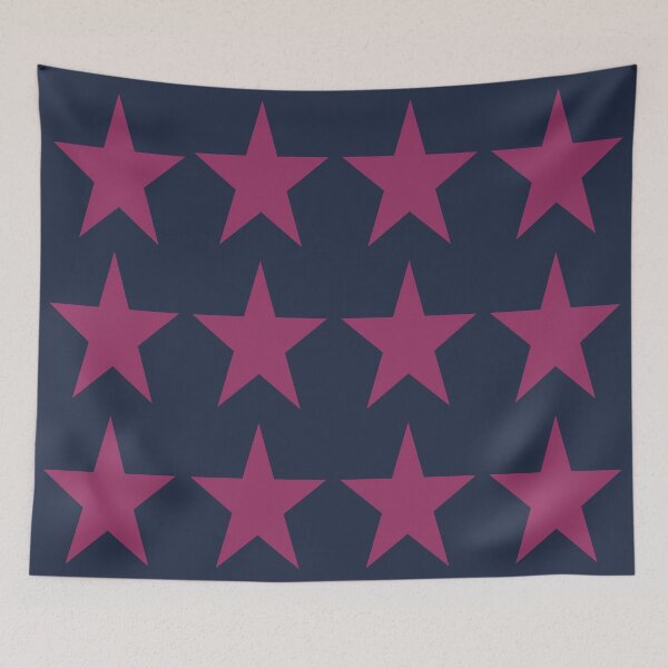 Item preview, LARGE MAROON RED and NAVY BLUE STARS  designed and sold by RachelMacht.