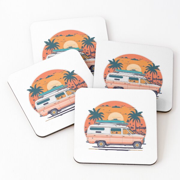 Item preview, Miami Beach Van Theme designed and sold by dAiwid prints.