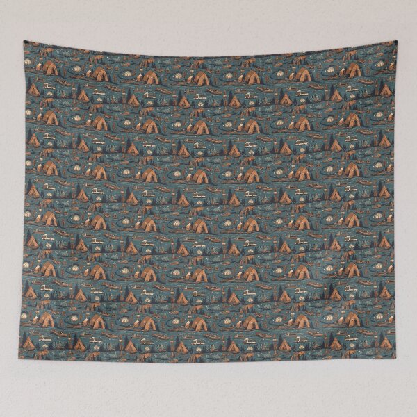 Item preview, Camping Pattern designed and sold by Relashio.