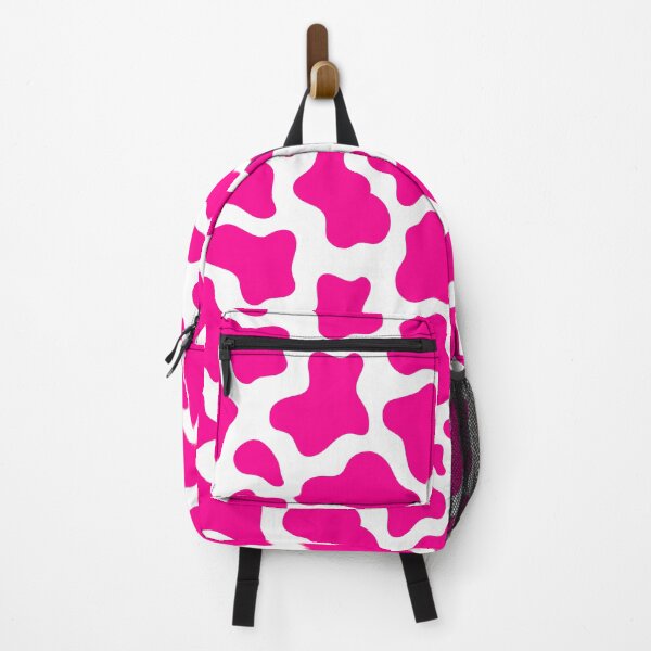 Vista previa del artículo con la obra «estampado de vaca rosa fuerte lindo », diseñado y vendido por Gossip Rag.