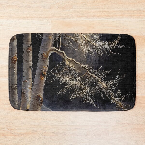Item preview, Rime-iced Birch Tree in Winter Landscape designed and sold by Rocky Mountain Artistry.