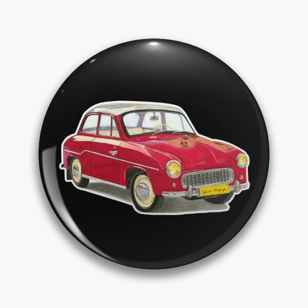 Item preview, Classic Polish Car - Syrena 103 designed and sold by SylwiaCarArt.