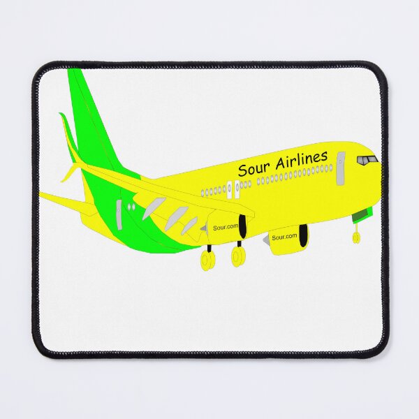 Item preview, Sour Airlines Mouse pad designed and sold by FOOTBALl1234.