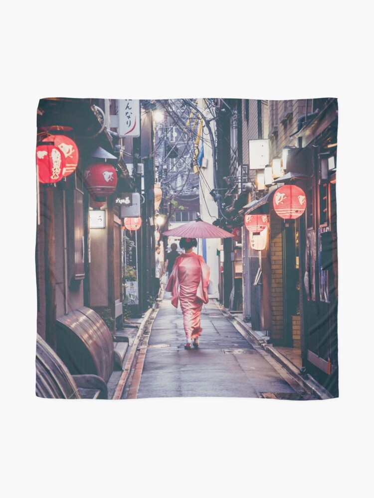 Alternate view of Geisha In Kyoto Scarf