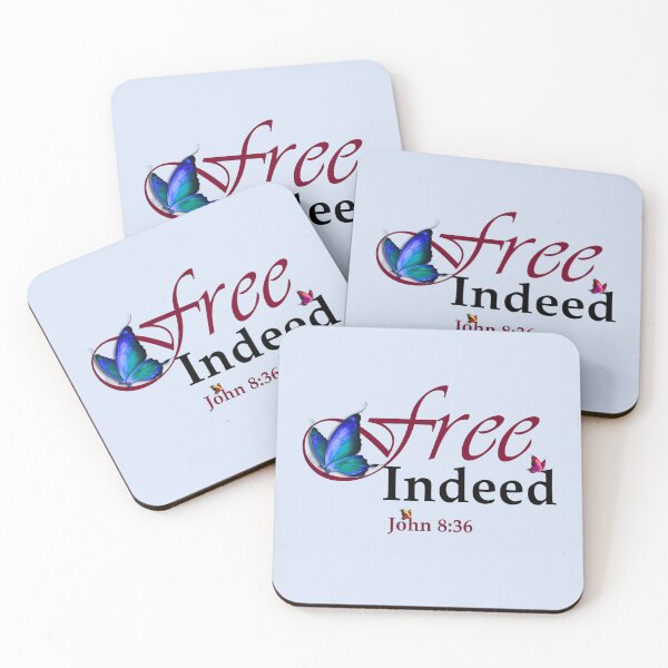 Item preview, Free Indeed   designed and sold by WideIsTheGate.