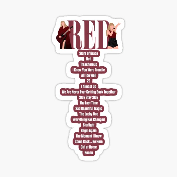 I knew you were trouble taylor's version cute lyrics Sticker for Sale by  Phiiilo