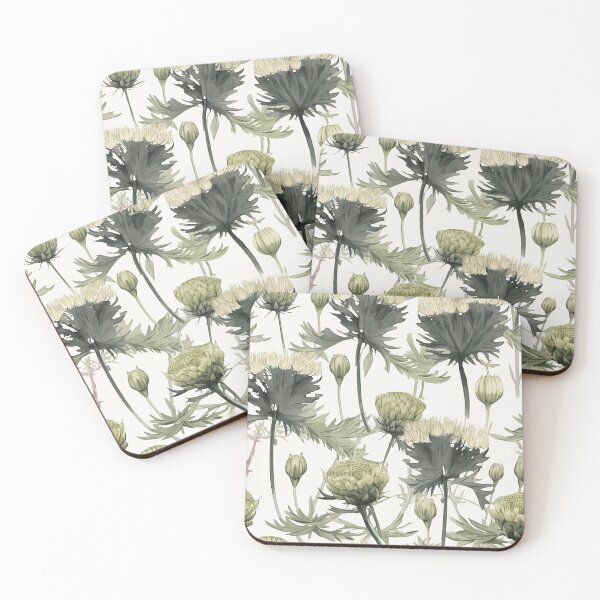 Item preview, WOW! Botanical pattern seamless flower green designed and sold by PolarInk.