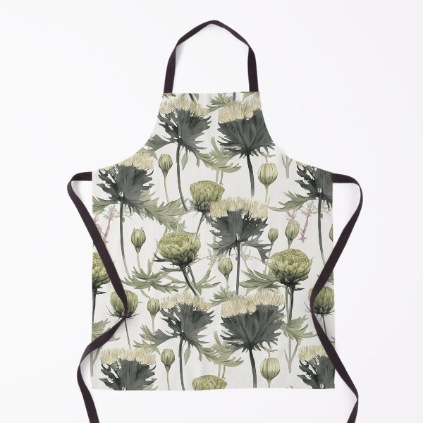 Item preview, WOW! Botanical pattern seamless flower green designed and sold by PolarInk.
