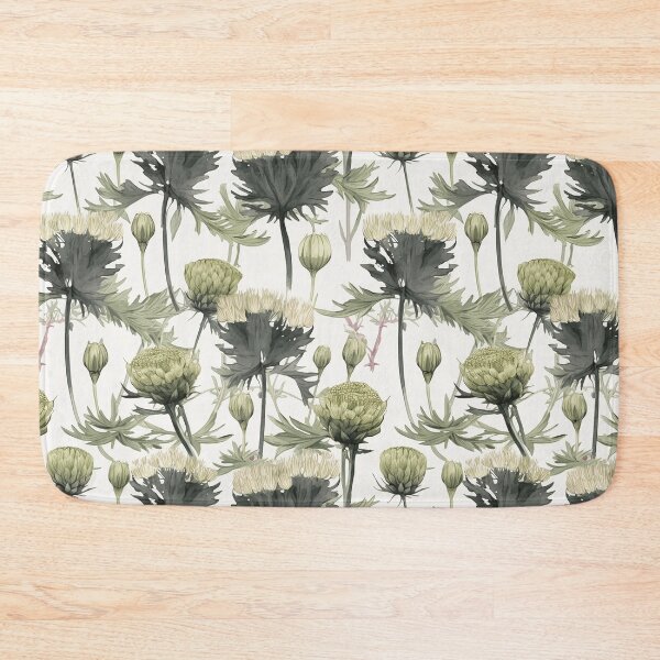 Item preview, WOW! Botanical pattern seamless flower green designed and sold by PolarInk.
