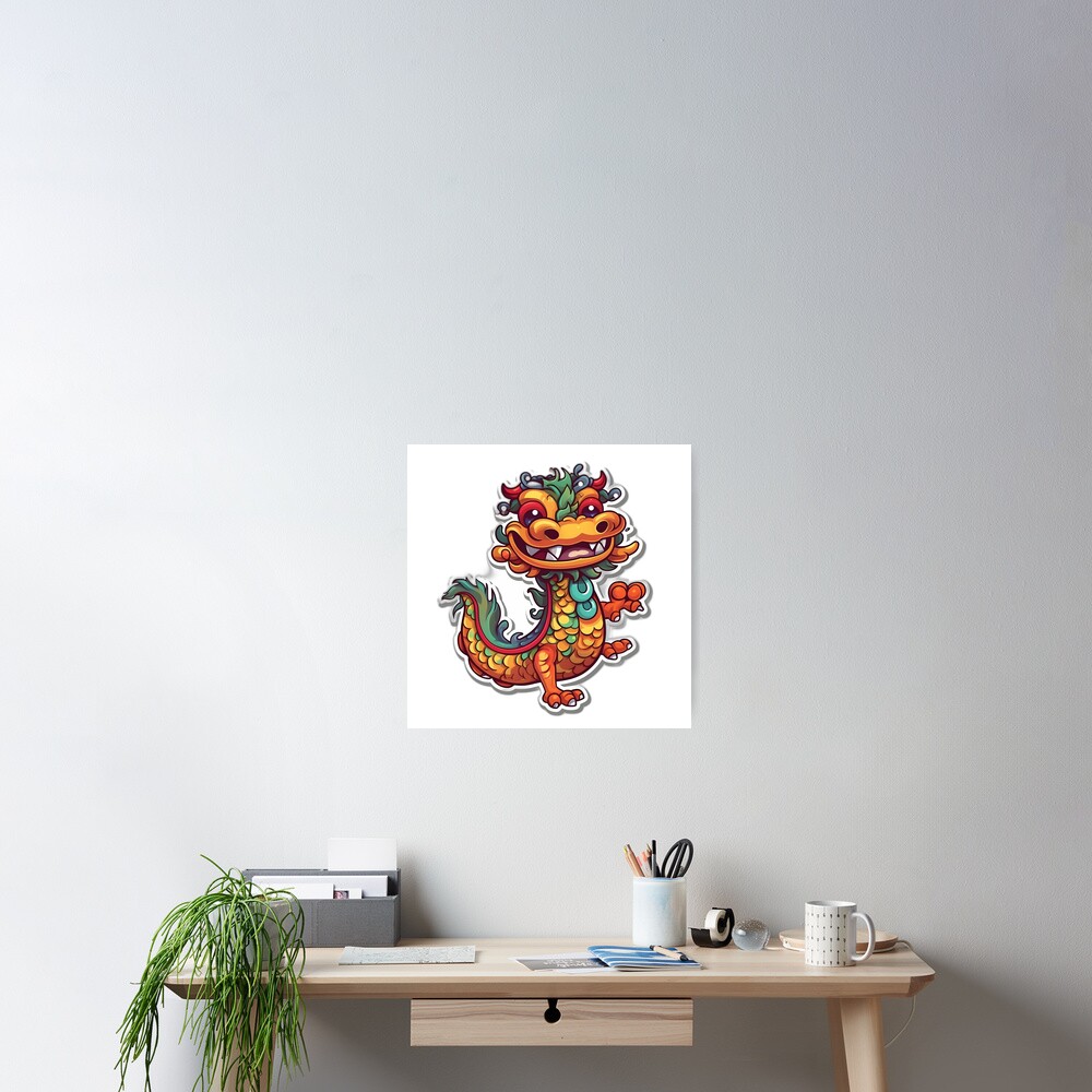 Happy Chinese Dragon