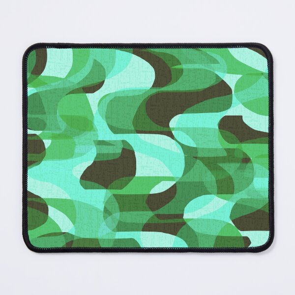 Item preview, Retro 70s Groovy Waves - Green and mint designed and sold by Michelebuttons.