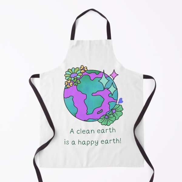 Item preview, A clean earth is a happy earth! Earth day designed and sold by Sunwang.