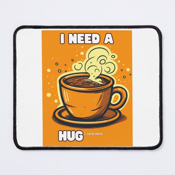 Artikelvorschau, I need a huge cup of coffee, Illustration, Funny, Meme Quote entworfen und verkauft von CremisArt.