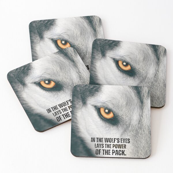 Item preview, In the Wolfs Eyes Motivational Quote designed and sold by hiunlimit.
