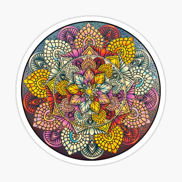 Aperçu de l'œuvre Lotus Mandala 4 créée et vendue par mark ashkenazi.