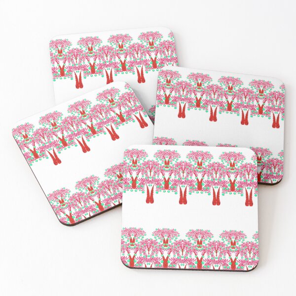 Item preview, Forest of red orange trees designed and sold by Anna Rivet.