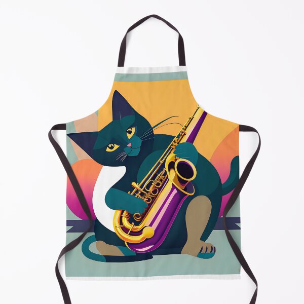 Item preview, Saxophone and Cat Dance designed and sold by AgataKaja.