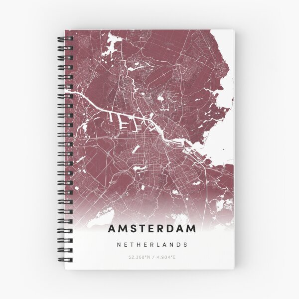 Item preview, Amsterdam city map designed and sold by DeluxBee.