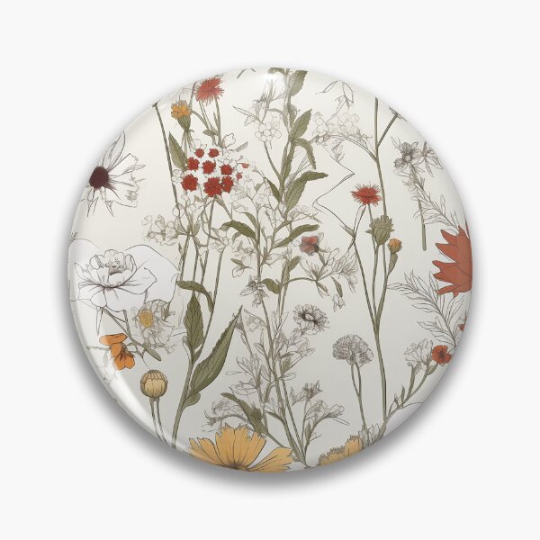 Item preview, Copy of Botanical pattern seamless flower vintage designed and sold by PolarInk.
