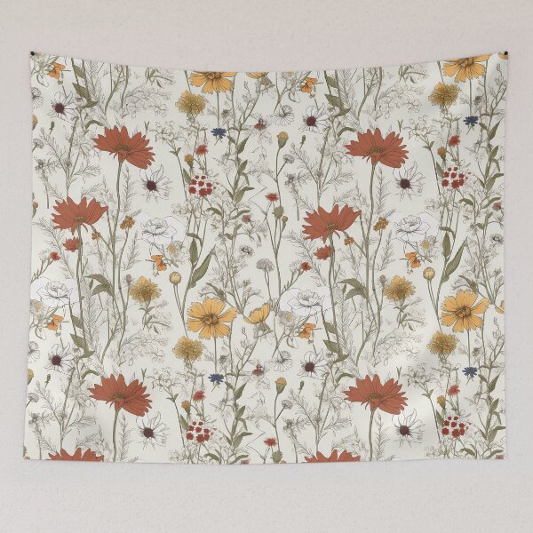 Item preview, Copy of Botanical pattern seamless flower vintage designed and sold by PolarInk.