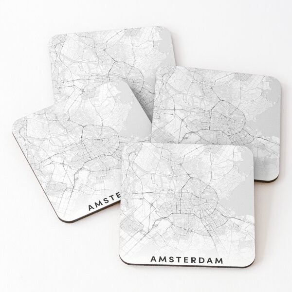 Item preview, Amsterdam city map designed and sold by DeluxBee.
