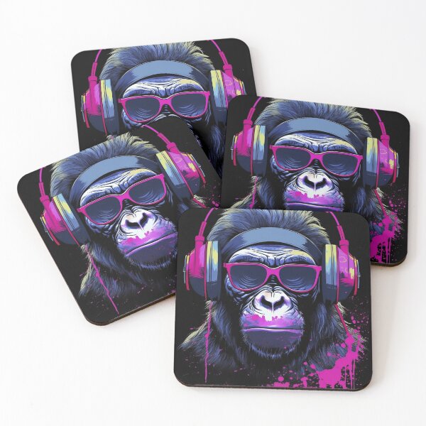 Item preview, Graffiti-Inspired Chimpanzee Ink and Paint Splatters designed and sold by Abili-Tees.
