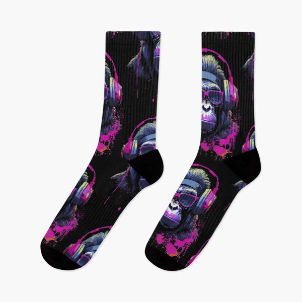 Item preview, Graffiti-Inspired Chimpanzee Ink and Paint Splatters designed and sold by Abili-Tees.