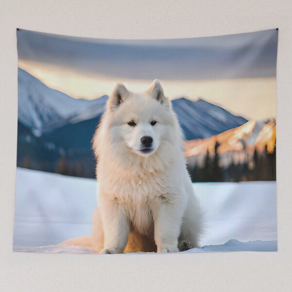 Item preview, Adorable Samoyed Dog Breed designed and sold by Printframes.