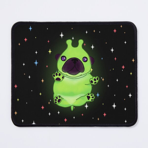 Item preview, ☌⌰⟒⟒⏚⌰⟒ (green alien dog meme) designed and sold by Avis’s Art.
