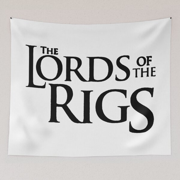 Item preview, The Lords Of The Rigs; designed and sold by StickerApe.