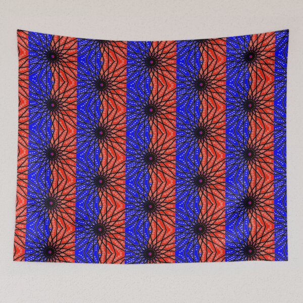 Item preview, red and blue spider and fly vs cat feet in love story designed and sold by wibby-color.